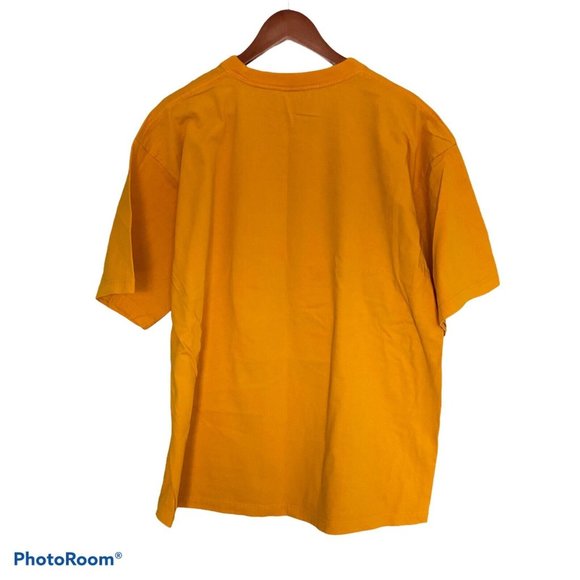 Trap Money Bright Yellow S/S T-Shirt Men's Size 2XL Hippo Heavyweight Tee - Picture 8 of 8